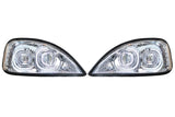 Freightliner Columbia FULL LED Headlights | Chrome | Pair (LH+RH) | 1996 - 2015