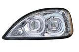 Freightliner Columbia FULL LED Headlights | Chrome | Pair (LH+RH) | 1996 - 2015