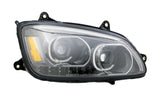 Kenworth T660  08-16 Full LED Performance Black Headlights Assembly Set (LH+RH)
