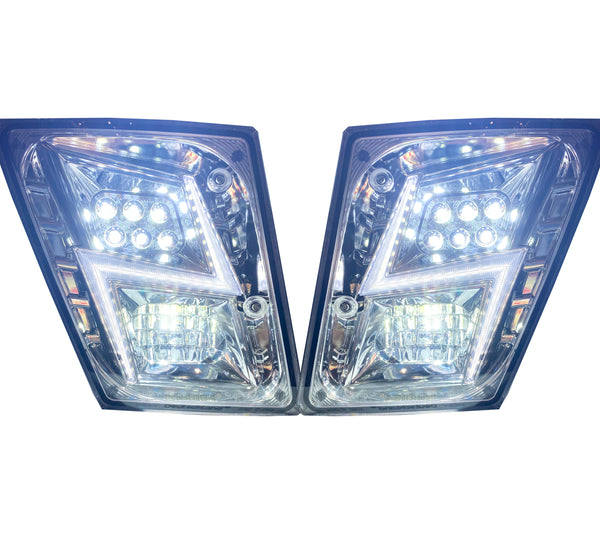 Copy of Volvo VNL 03-17 Full LED Fog Light Lamp Lightning Style
