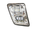 Volvo VNL True LED Chrome Fog Light plus LED Trim Set | Pair | (LH+RH)